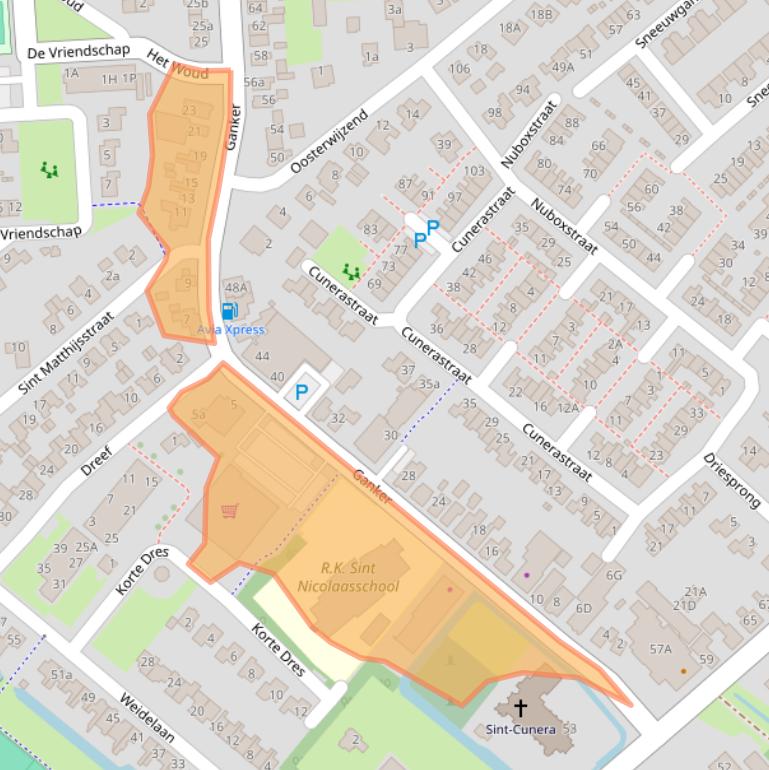 Kaart van postcodegebied 1688CR.