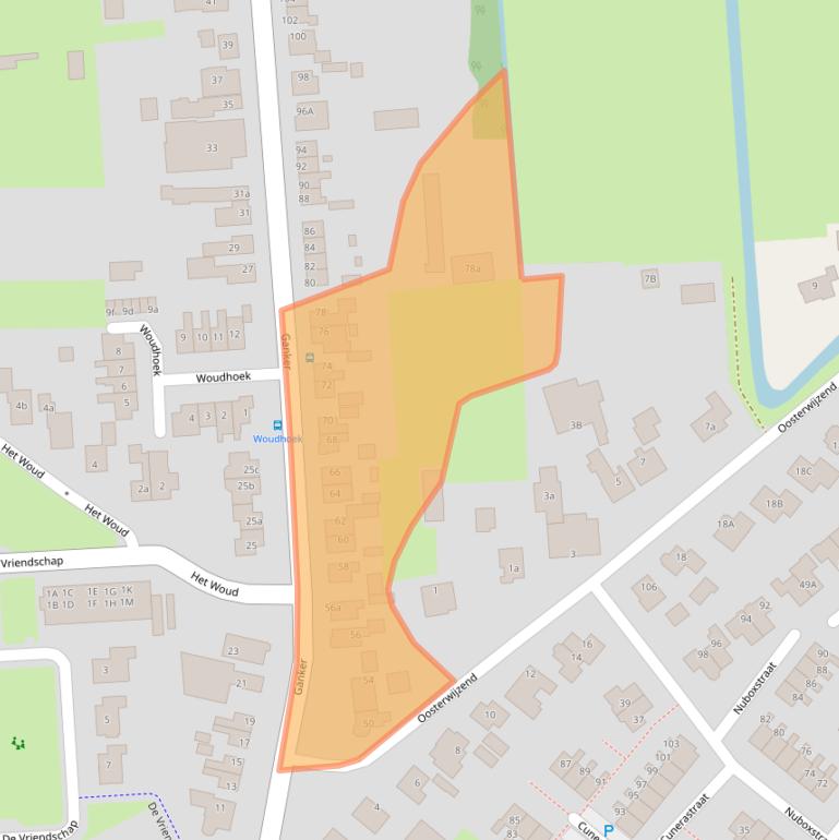 Kaart van postcodegebied 1688CV.