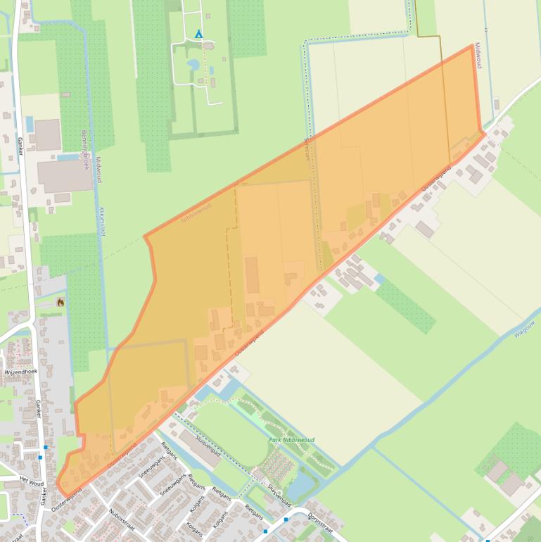Kaart van postcodegebied 1688CZ.