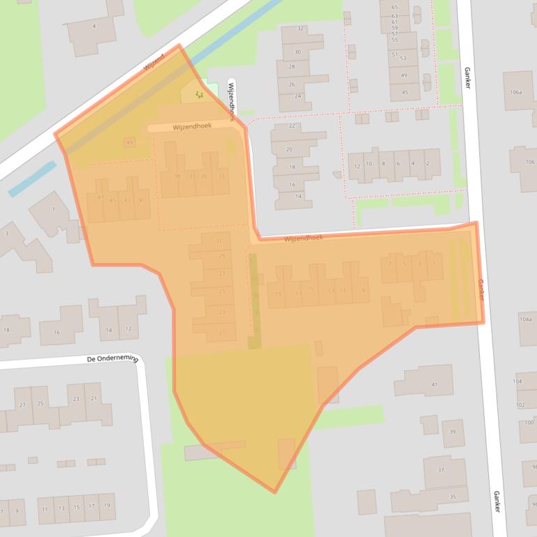 Kaart van postcodegebied 1688DC.