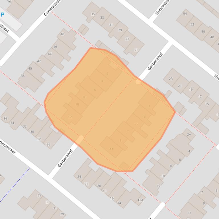 Kaart van postcodegebied 1688WH.