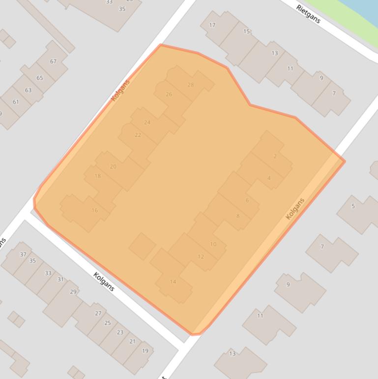 Kaart van postcodegebied 1688WS.