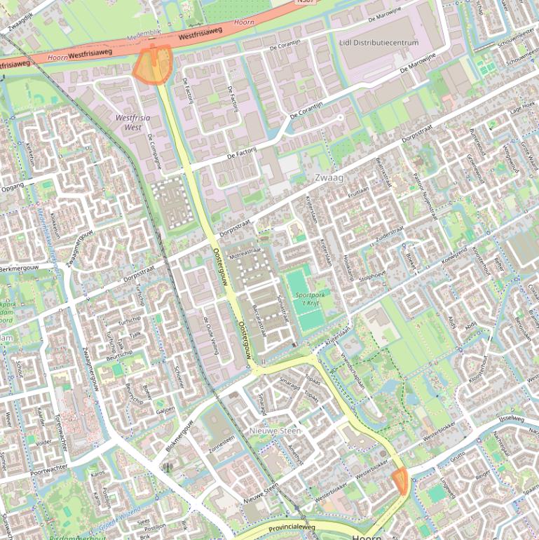 Kaart van postcodegebied 1689AH.