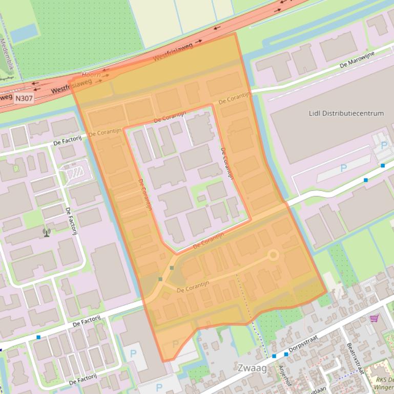 Kaart van postcodegebied 1689AN.