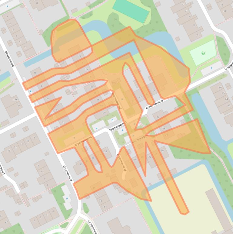 Kaart van postcodegebied 1689BL.