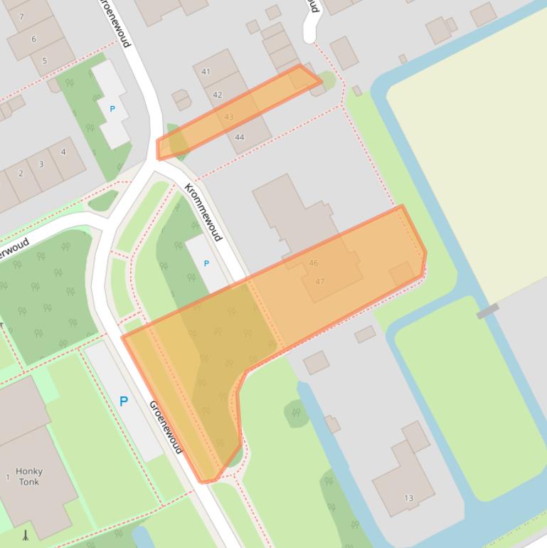 Kaart van postcodegebied 1689BM.