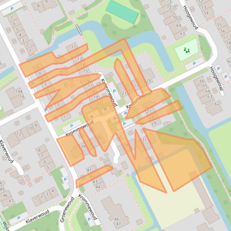 Kaart van postcodegebied 1689BN.