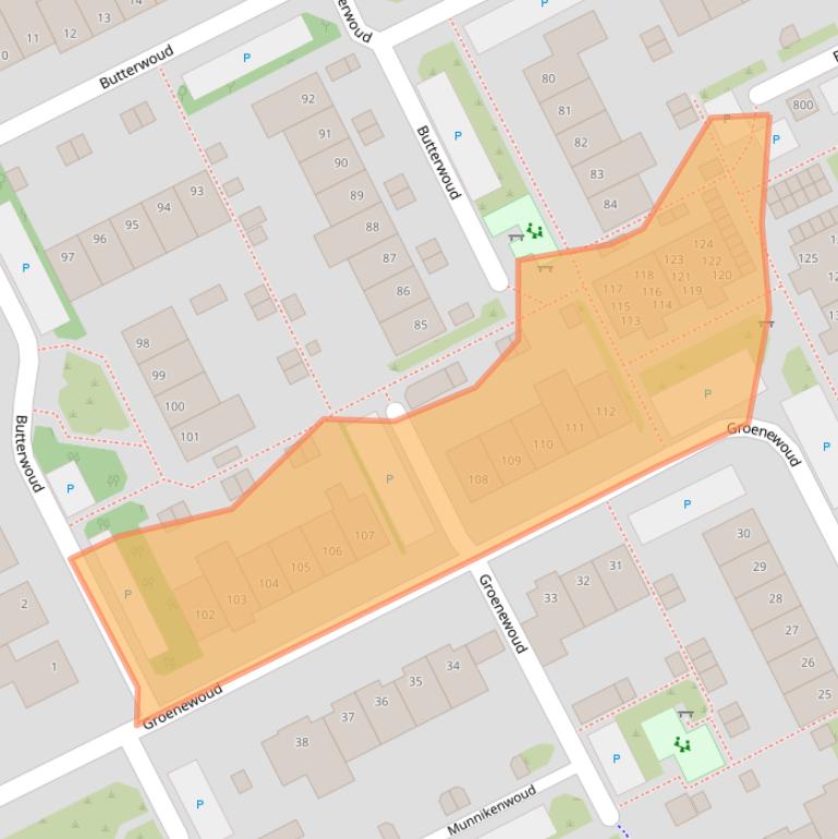 Kaart van postcodegebied 1689BX.