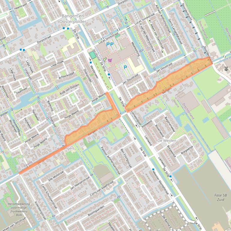 Kaart van postcodegebied 1689CJ.