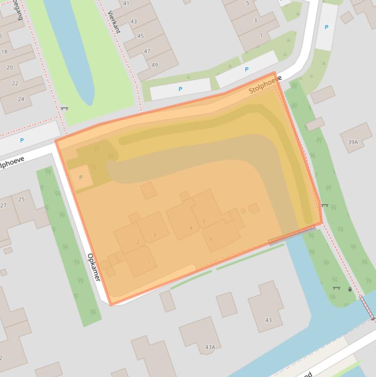 Kaart van postcodegebied 1689DE.