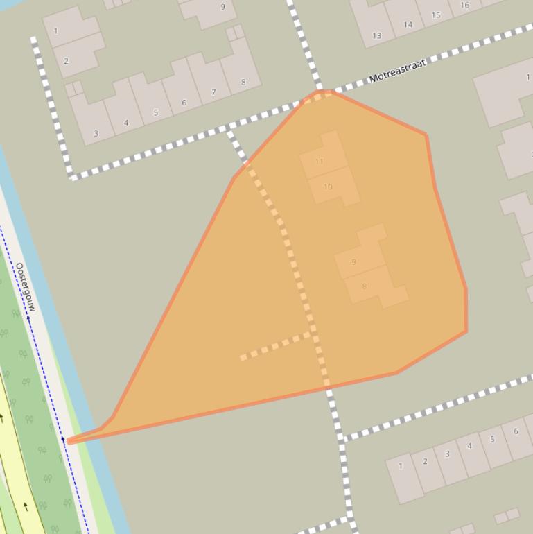 Kaart van postcodegebied 1689DR.