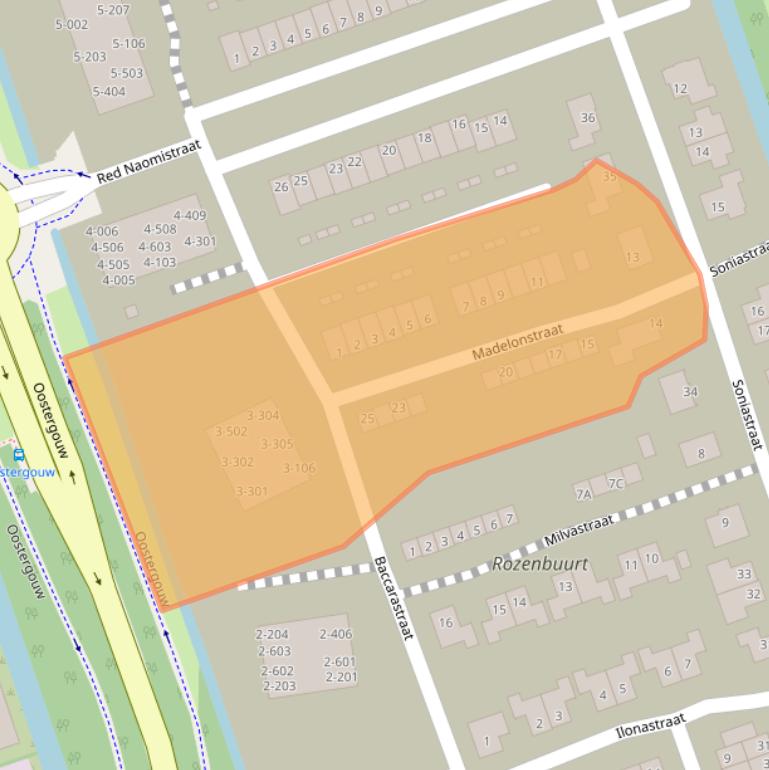 Kaart van postcodegebied 1689DV.