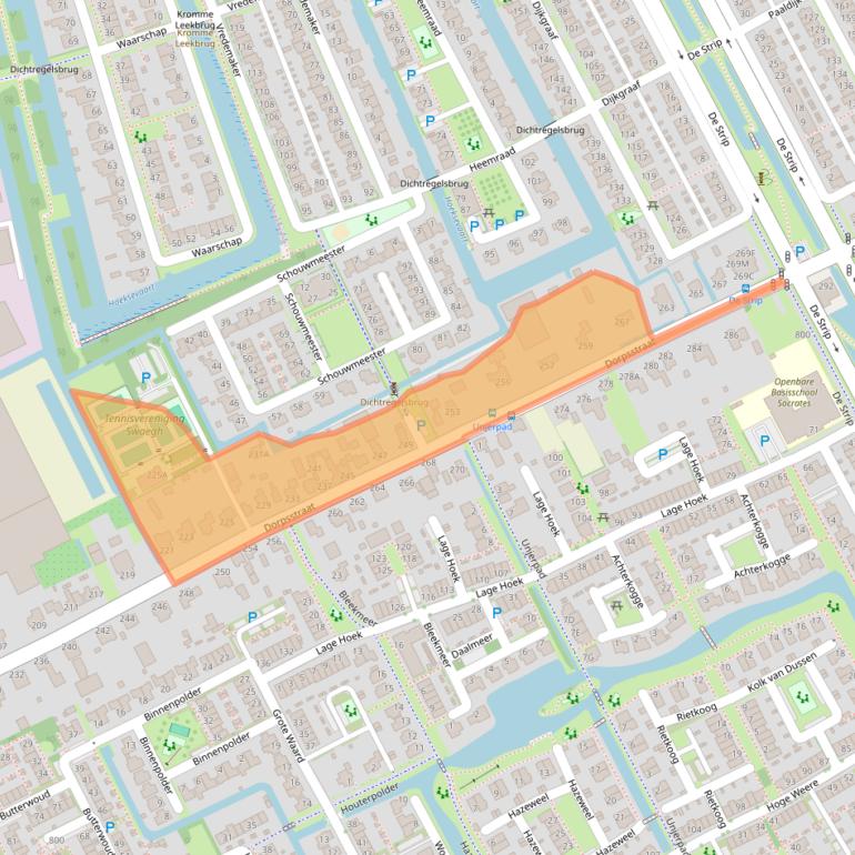 Kaart van postcodegebied 1689GD.