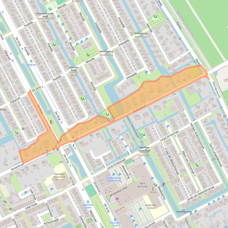 Kaart van postcodegebied 1689GE.