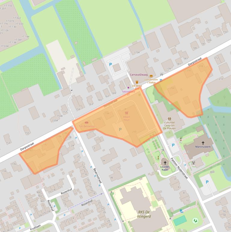 Kaart van postcodegebied 1689GH.