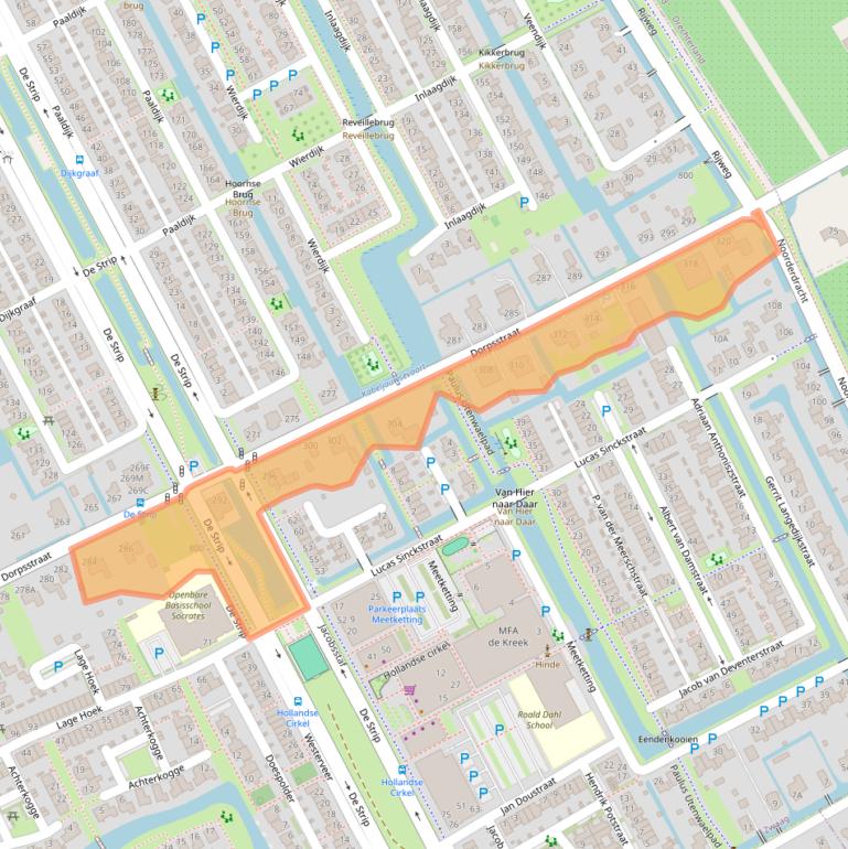 Kaart van postcodegebied 1689GL.