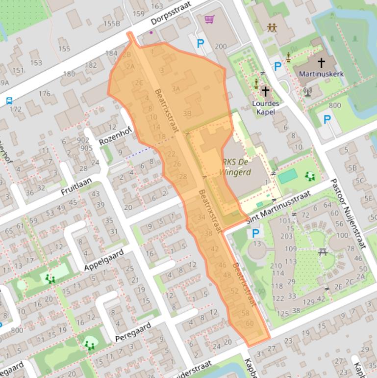 Kaart van postcodegebied 1689GR.