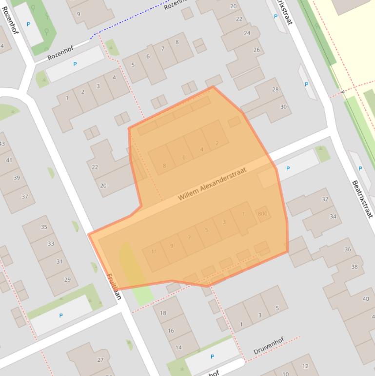 Kaart van postcodegebied 1689GS.