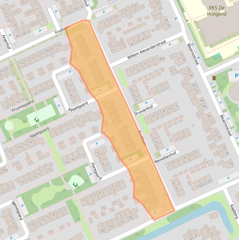 Kaart van postcodegebied 1689GW.