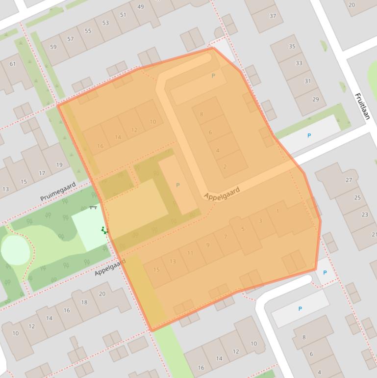 Kaart van postcodegebied 1689HP.