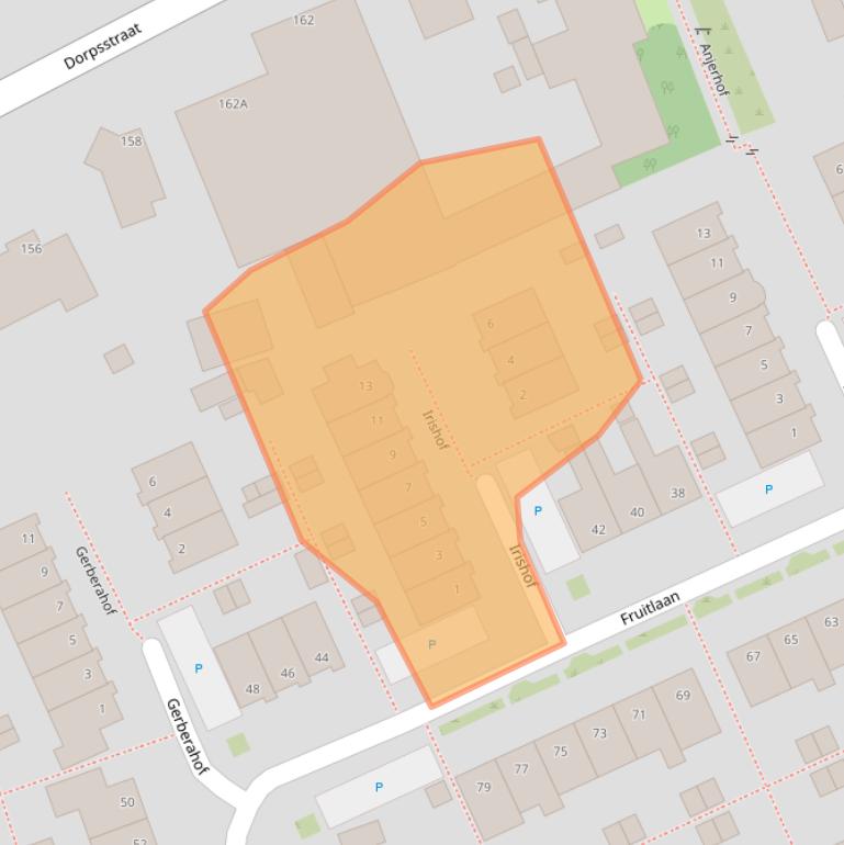 Kaart van postcodegebied 1689HV.