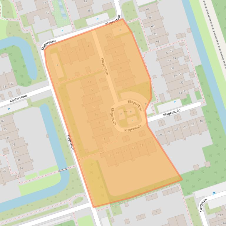 Kaart van postcodegebied 1689JN.