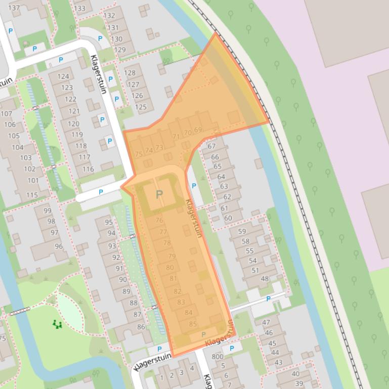 Kaart van postcodegebied 1689JS.