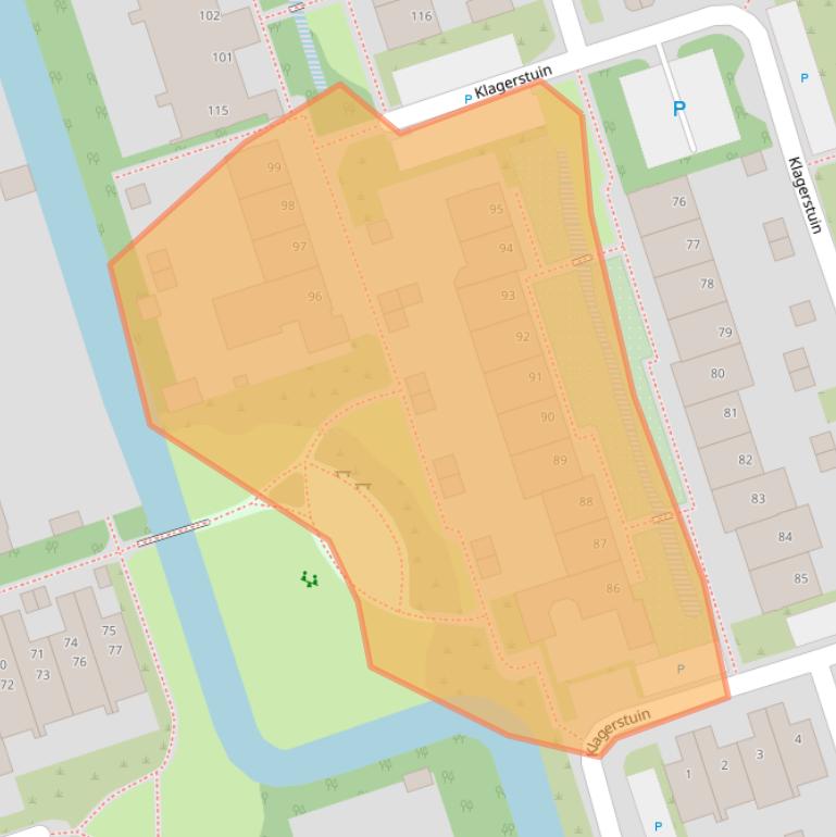 Kaart van postcodegebied 1689JT.