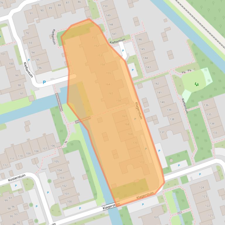 Kaart van postcodegebied 1689JZ.