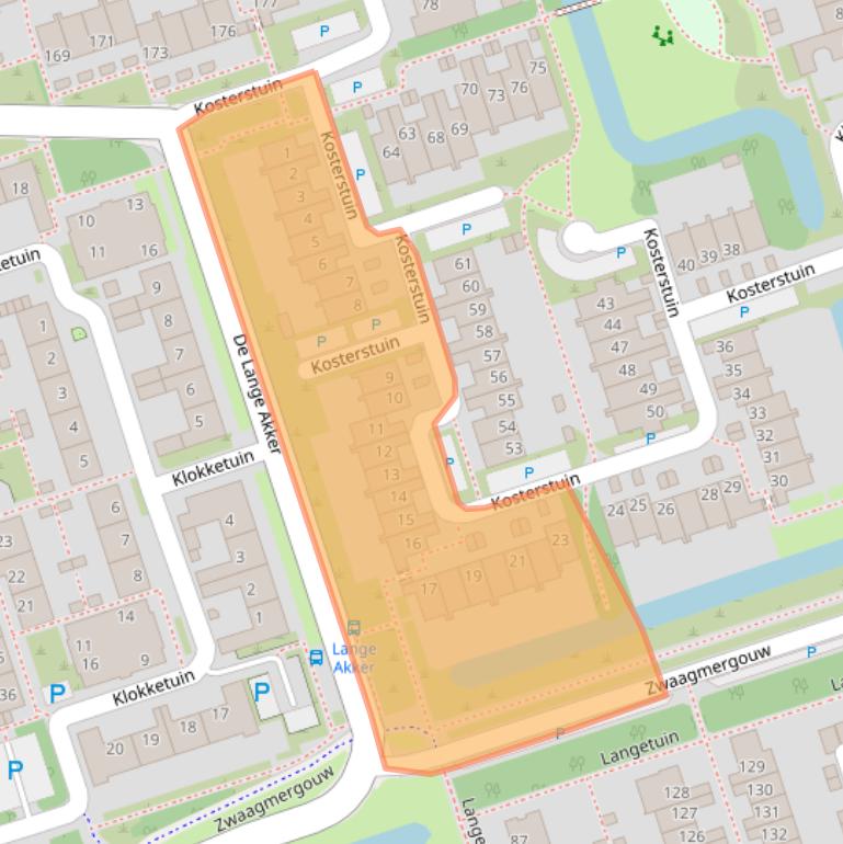 Kaart van postcodegebied 1689KA.