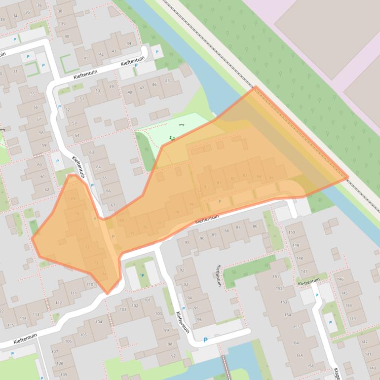 Kaart van postcodegebied 1689LL.