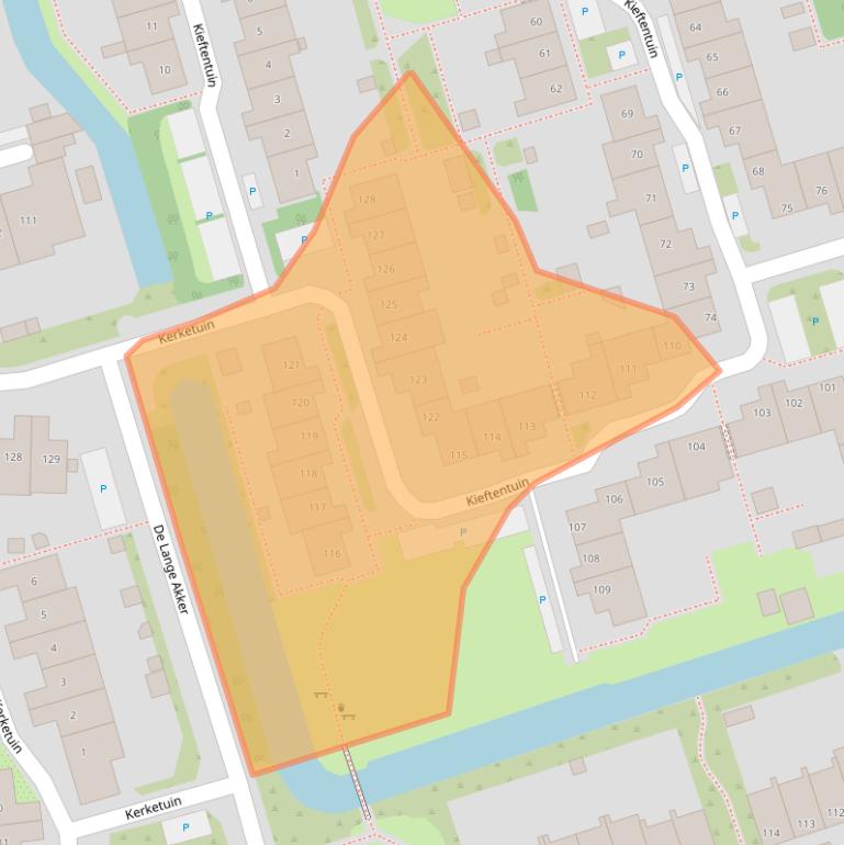 Kaart van postcodegebied 1689LN.