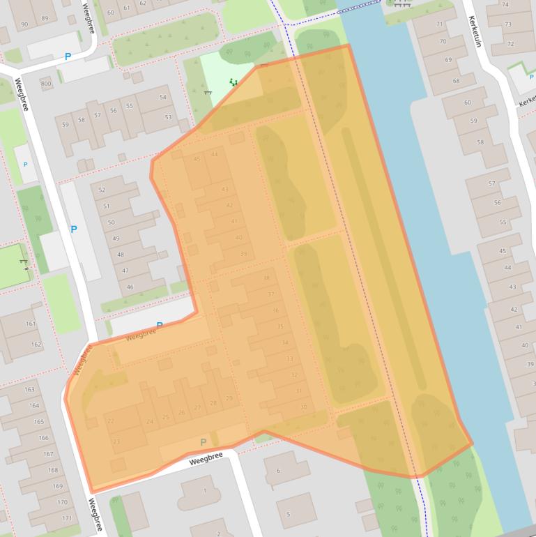 Kaart van postcodegebied 1689NB.