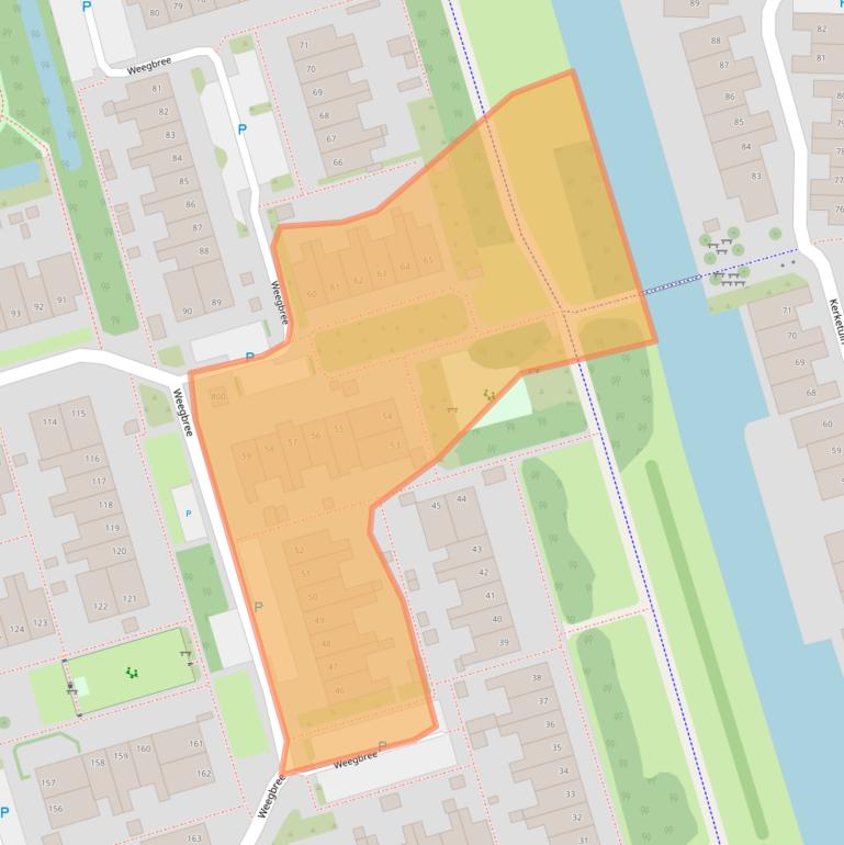 Kaart van postcodegebied 1689NC.