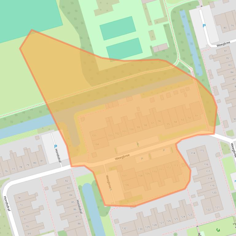 Kaart van postcodegebied 1689NE.