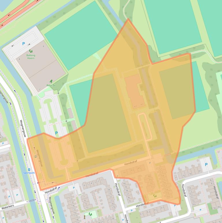 Kaart van postcodegebied 1689NN.