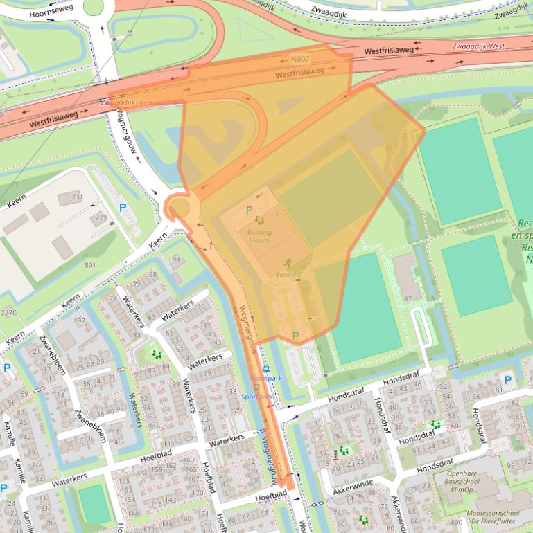 Kaart van postcodegebied 1689PN.