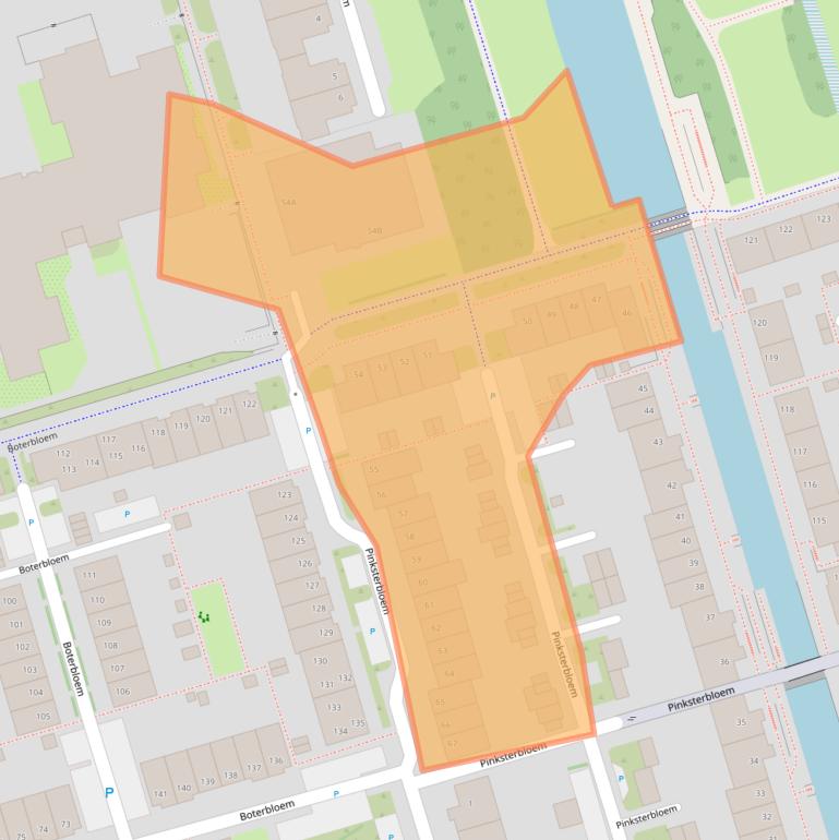 Kaart van postcodegebied 1689RC.