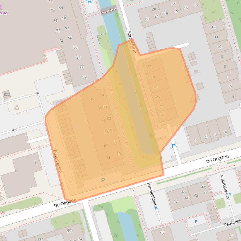 Kaart van postcodegebied 1689RW.