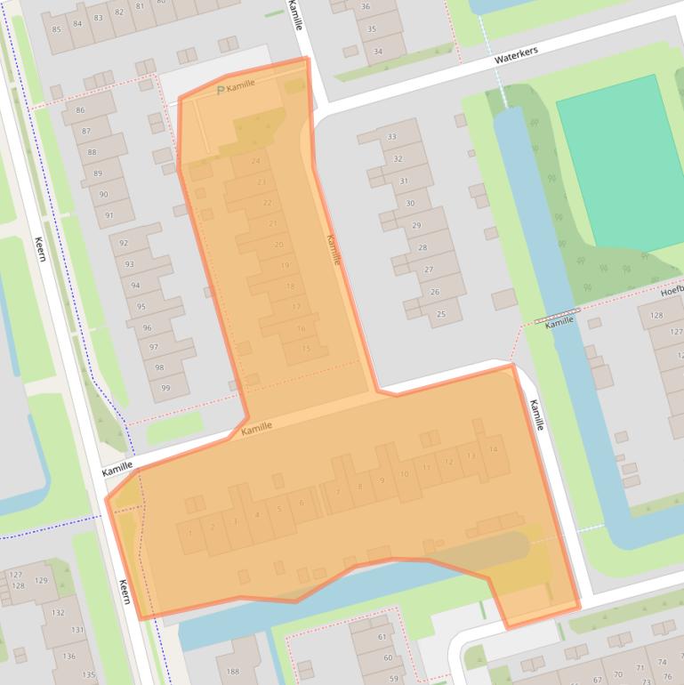 Kaart van postcodegebied 1689TR.