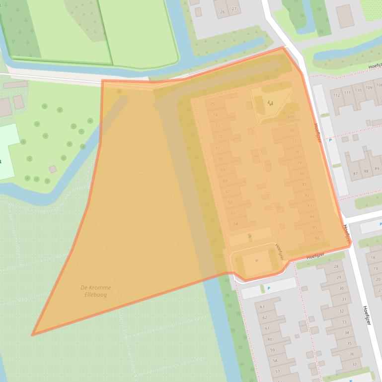 Kaart van postcodegebied 1689VD.