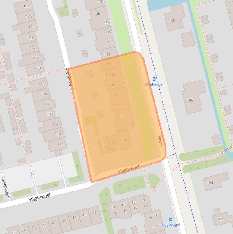 Kaart van postcodegebied 1689VN.