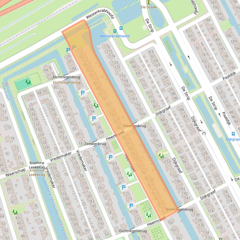 Kaart van postcodegebied 1689WK.