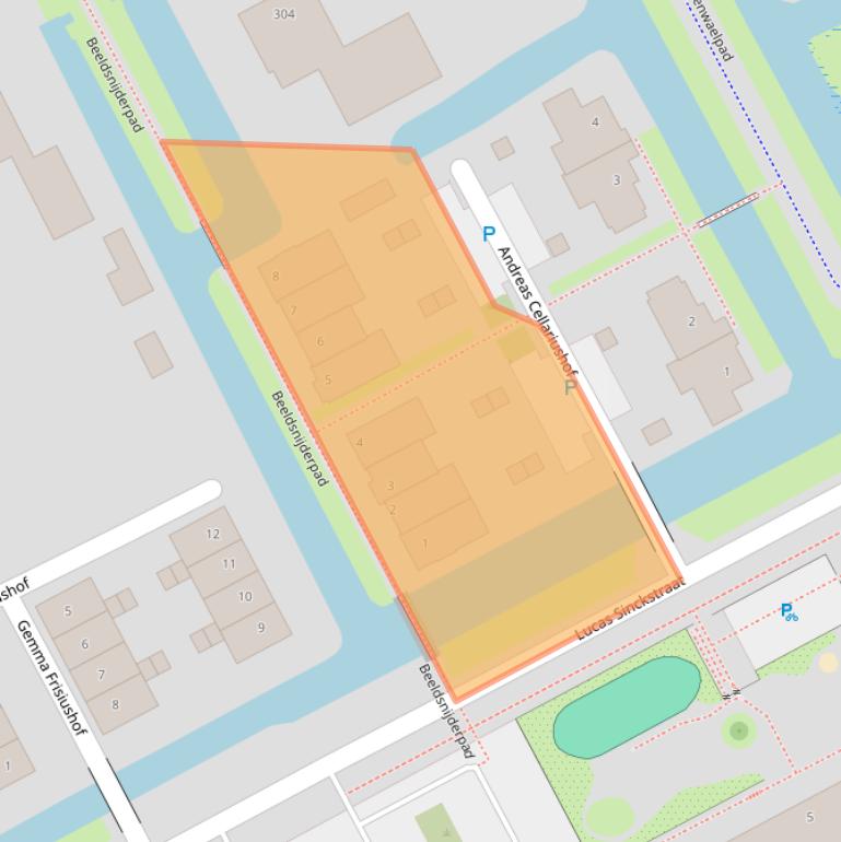 Kaart van postcodegebied 1689XC.