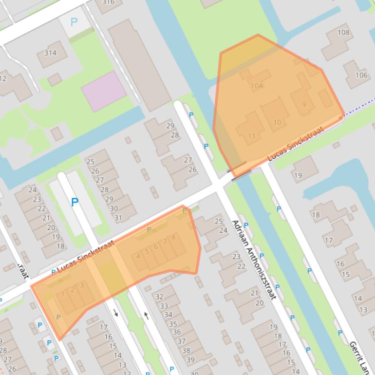 Kaart van postcodegebied 1689XS.