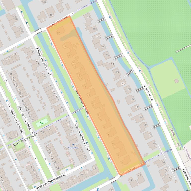Kaart van postcodegebied 1689XT.