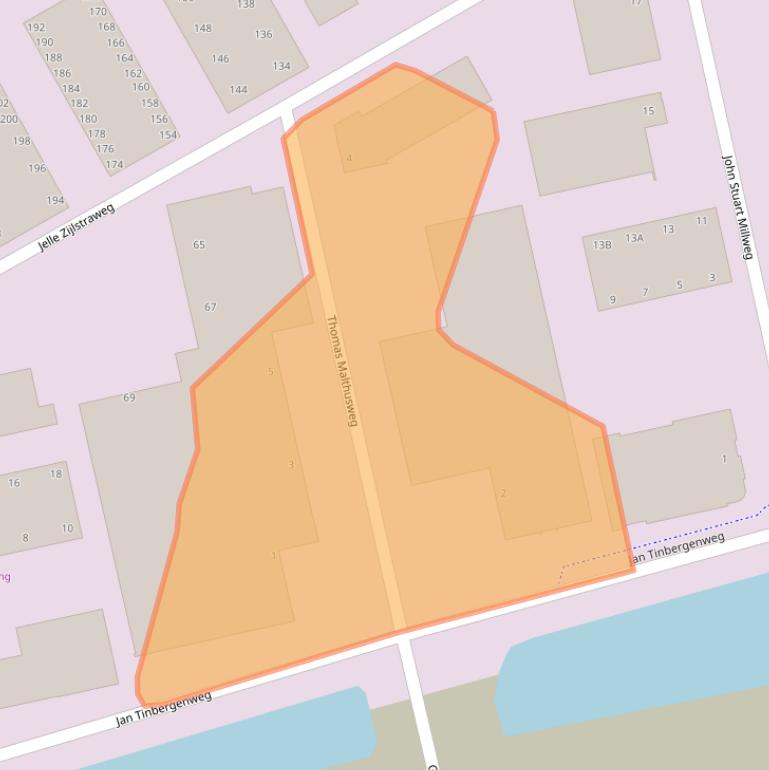 Kaart van postcodegebied 1689ZP.