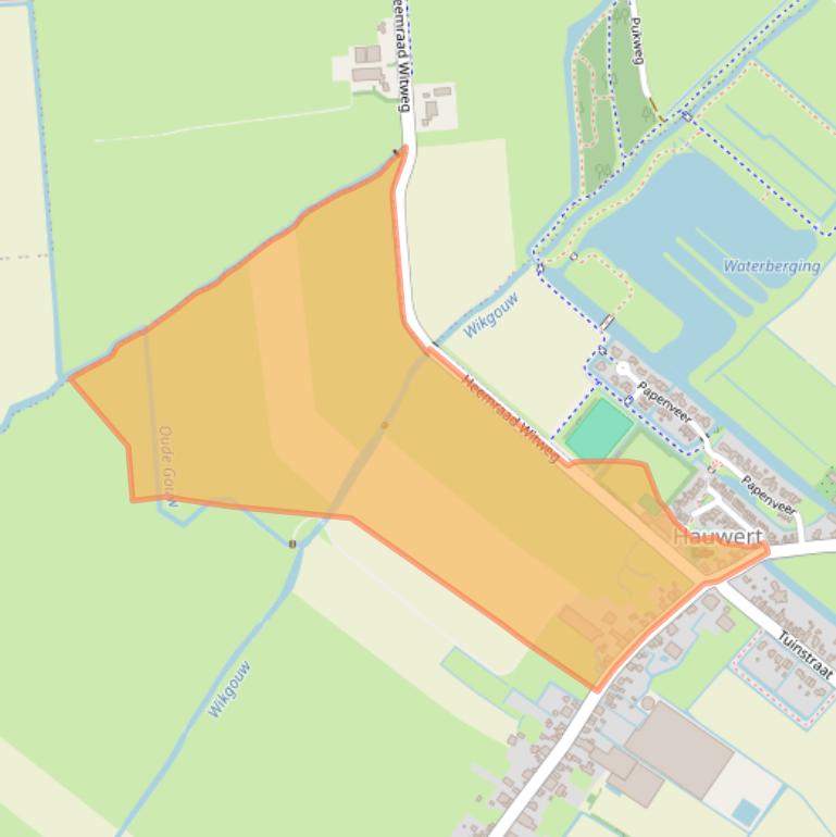 Kaart van postcodegebied 1691EC.