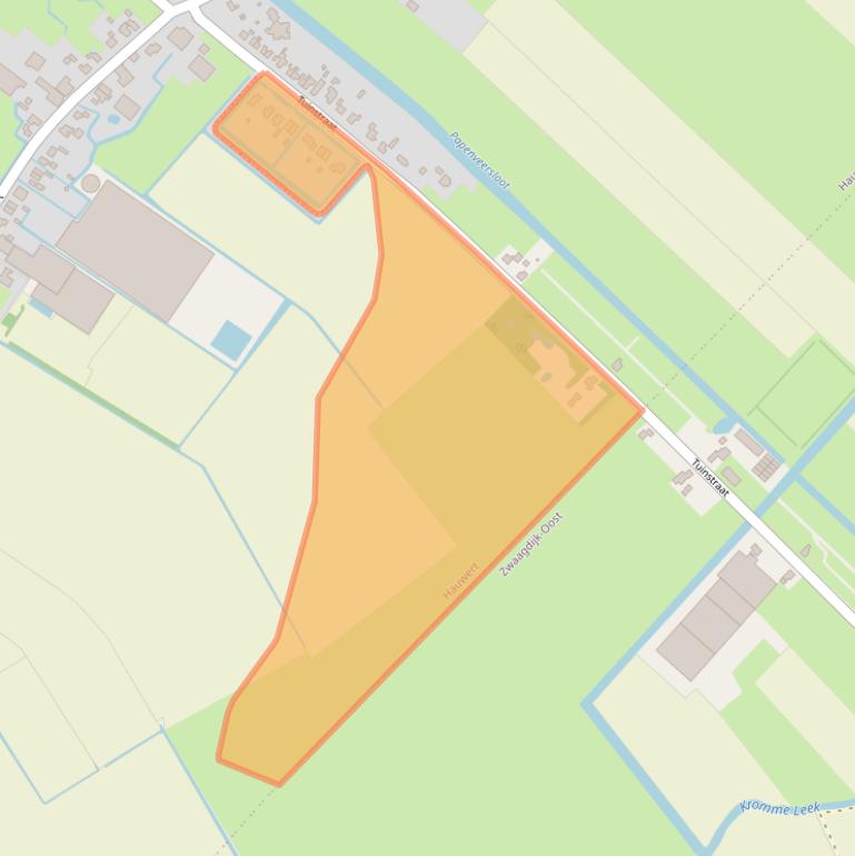 Kaart van postcodegebied 1691EP.