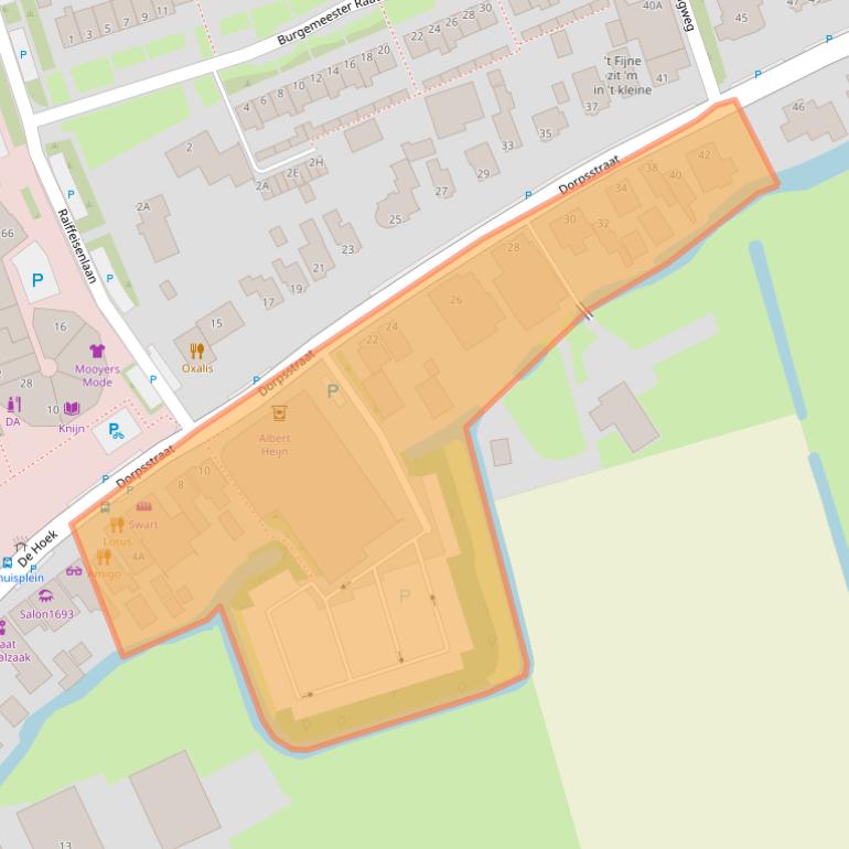 Kaart van postcodegebied 1693AG.